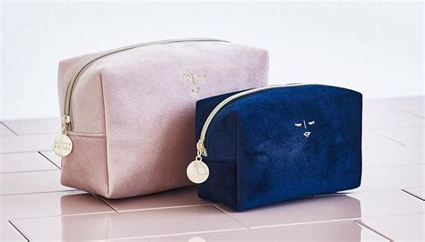 oliver bonas travel bag|oliver bonas velvet makeup bag.